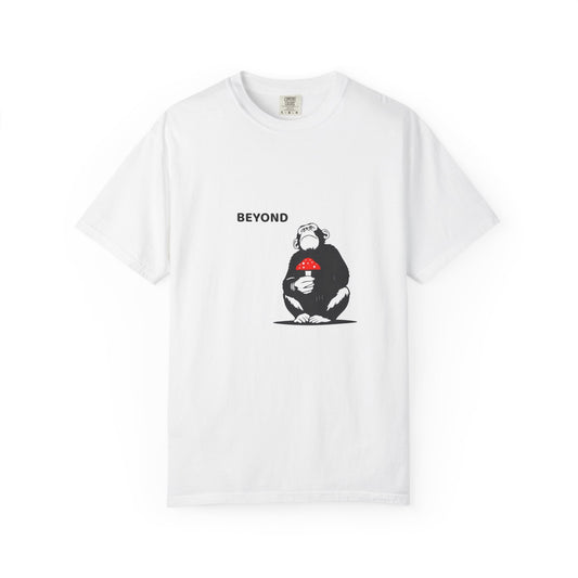 Beyond Monkey Graphic Tee — Funny Chimp Unisex Shirt, Animal Lover Gift
